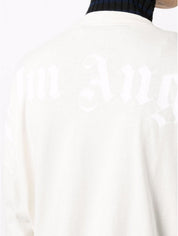 Palm Angels T-Shirt PMAB001F21JER0030303 - SanShopLuxury - -50%, 2021, Abbigliamento, Autunno/Inverno, Bianco, FW21, L, Outlet, Palm Angels, T-Shirt, Ultimo, Uomo, XL