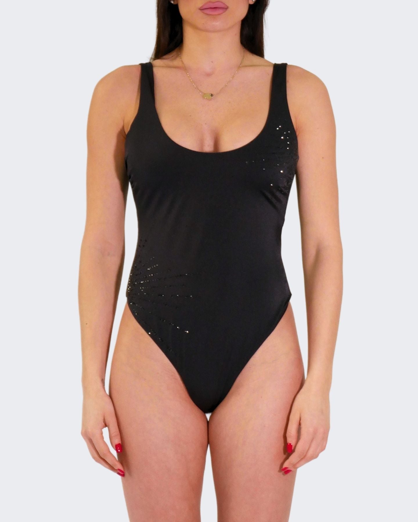 Fabrizia Costume LS02 0407 - SanShopLuxury - 2024, Abbigliamento, Beachwear, Costume, Donna, Fabrizia, Idoneo, Intero, L, M, Nero, Outlet, Primavera/Estate, S, SS24