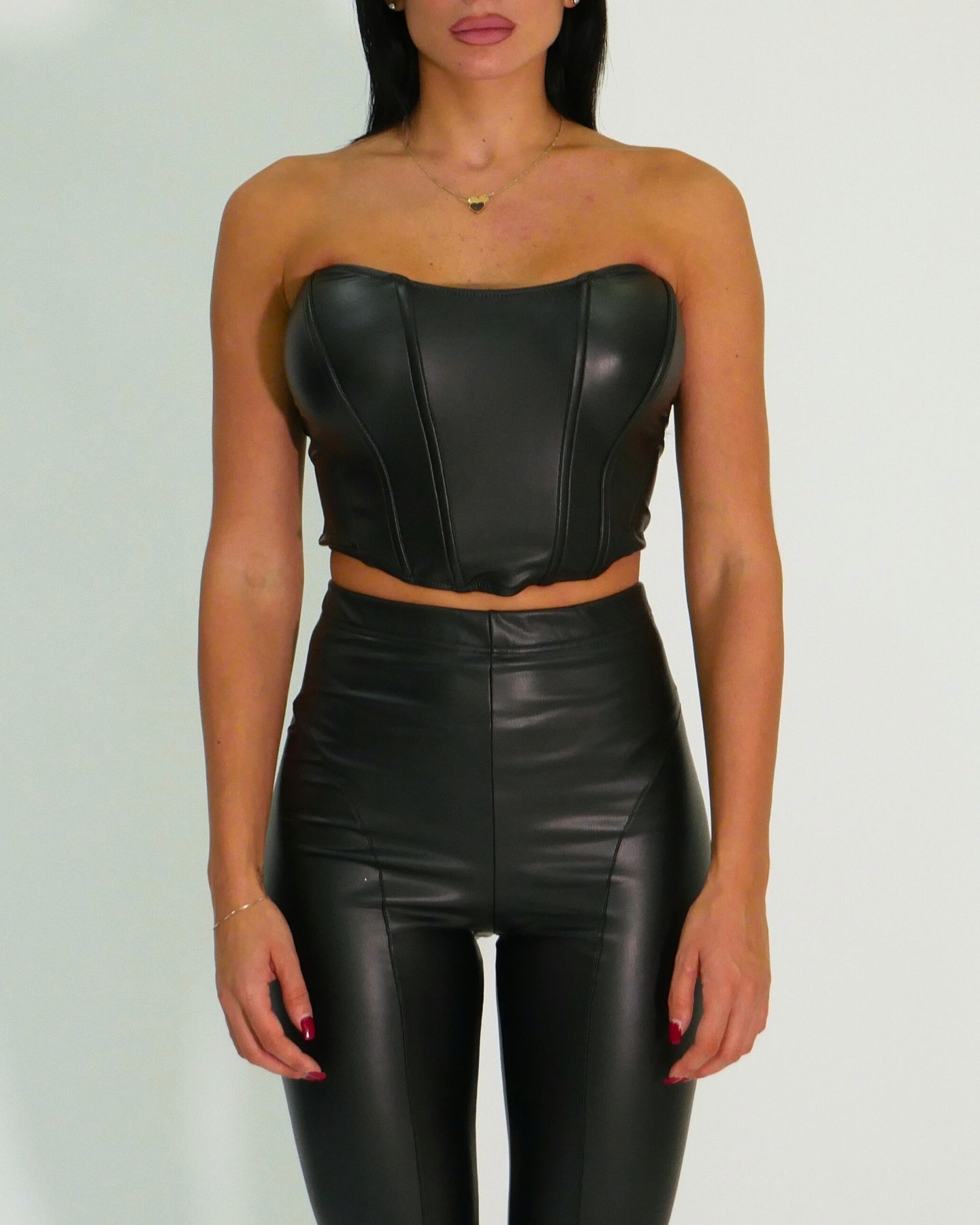 District Margherita Mazzei Top ED24 0407 - SanShopLuxury - 2024, 40, 42, 44, 46, Abbigliamento, Autunno/Inverno, Bustier, District Margherita Mazzei, Donna, FW24, Idoneo, Nero, Outlet, Top