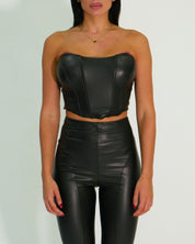 District Margherita Mazzei Top ED24 0407 - SanShopLuxury - 2024, 40, 42, 44, 46, Abbigliamento, Autunno/Inverno, Bustier, District Margherita Mazzei, Donna, FW24, Idoneo, Nero, Outlet, Top