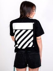 T-Shirt Off-White OWAA049C99JER0011001 - SanShopLuxury - Abbigliamento, Autunno/Inverno, Carry Over, Continuativo, Donna, Idoneo, L, M, Nero, New, Off-White, Primavera/Estate, T-Shirt, XL