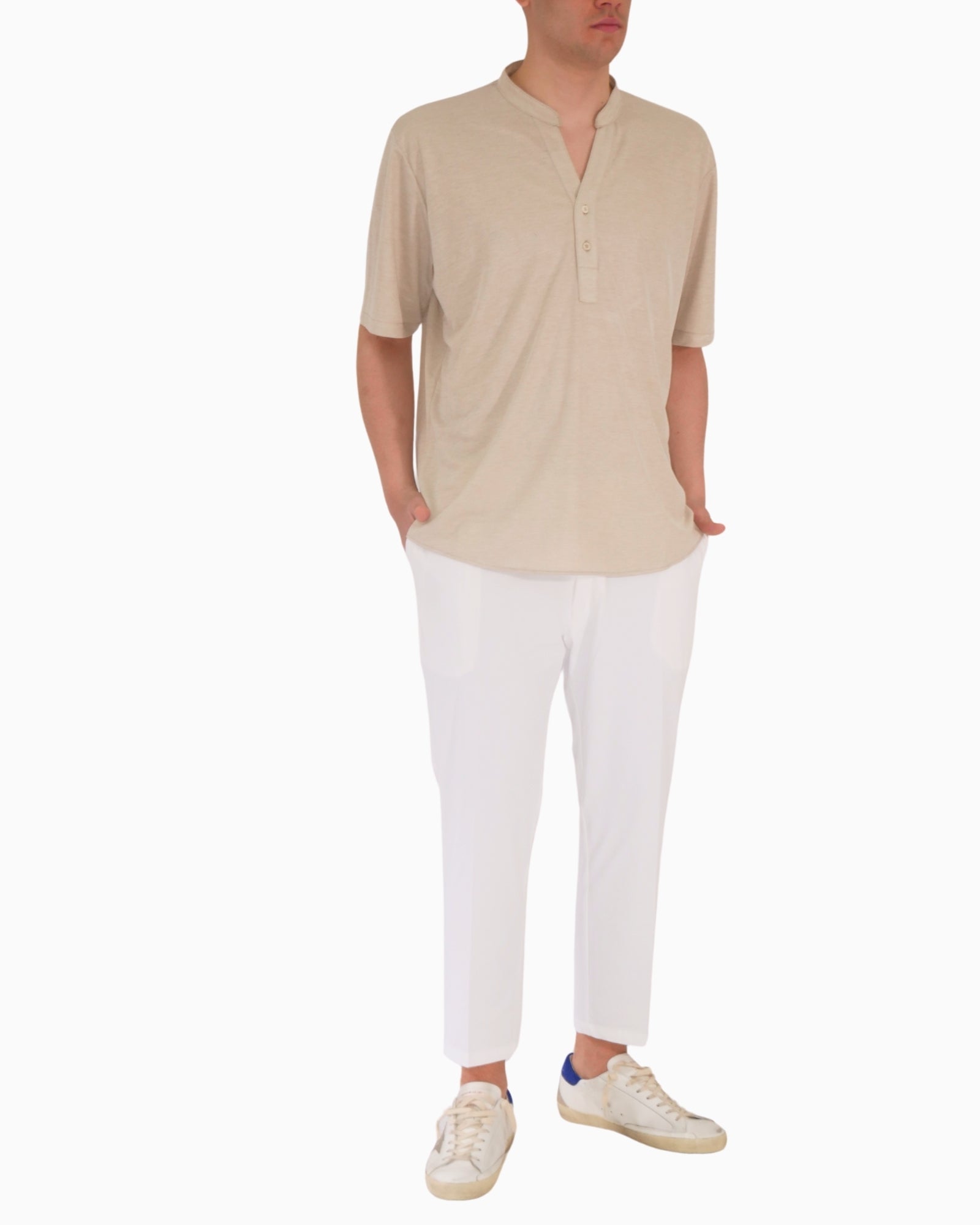 Brian Rush Pantalone FD359-PA505-BIANCO
