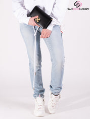 Off-White Jeans OWCE006E17149095/7101 - SanShopLuxury - -70%, 2017, 39, 40, 41, Abbigliamento, Autunno/Inverno, Azzurro, Blu, Donna, FW17, Jeans, Off-White, Outlet