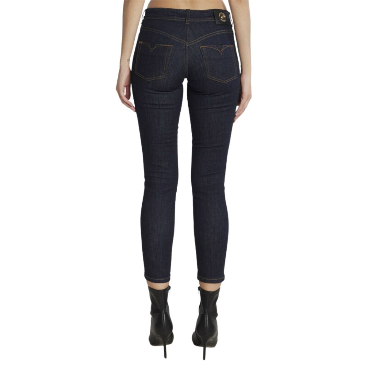 Versace Jeans Couture Jeans 75HAB5J0 CDW02 - SanShopLuxury - 2023, 38, 40, 42, Abbigliamento, Autunno/Inverno, Blu, Donna, FW23, Jeans, Outlet, Versace Jeans Couture