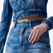 Dsquared2 Jeans S80LA0051 - SanShopLuxury - 2023, 36, 38, 40, 42, Abbigliamento, Autunno/Inverno, Blu, Donna, Dsquared2, FW23, Jeans, Outlet