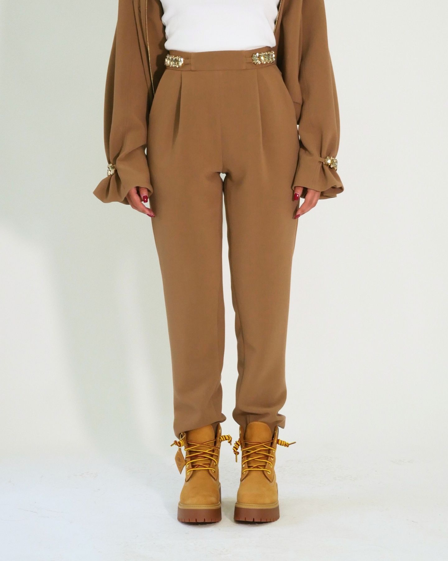 Shiki Pantalone PIKLA - SanShopLuxury - 2024, 40, 42, 44, Abbigliamento, Autunno/Inverno, Camel, Donna, FW24, Idoneo, Marrone, Outlet, Pantalone, Shiki, Ultimo