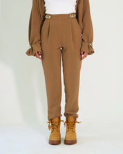 Shiki Pantalone PIKLA - SanShopLuxury - 2024, 40, 42, 44, Abbigliamento, Autunno/Inverno, Camel, Donna, FW24, Idoneo, Marrone, Outlet, Pantalone, Shiki, Ultimo