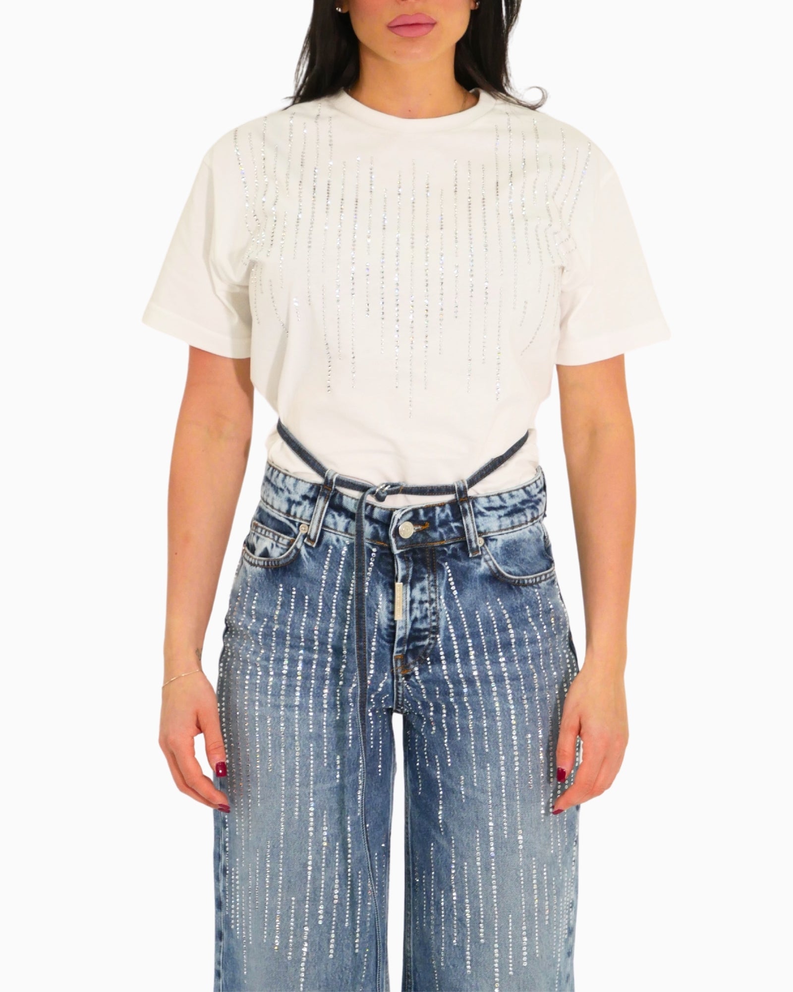 Donotconform T-Shirt W-TEE30-P - SanShopLuxury - 2025, Abbigliamento, Donna, Donotconform, Idoneo, L, M, New, Panna, Primavera/Estate, S, SS25, T-Shirt, XL, XS