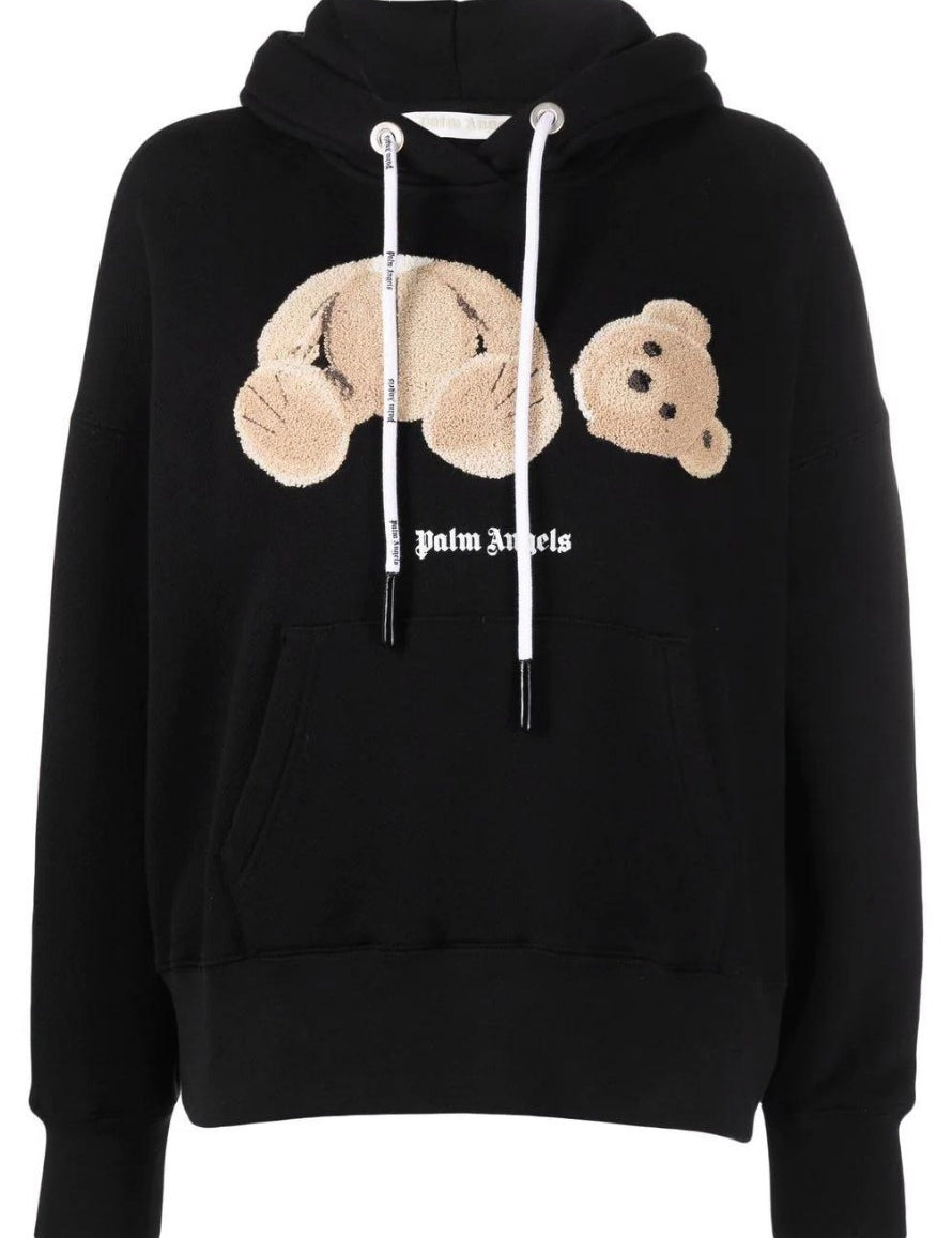 Inverno, Con Cappuccio, Donna, Felpa, Felpe, FW21, L, M, Nero, Outlet, Palm Angels, Ultimo