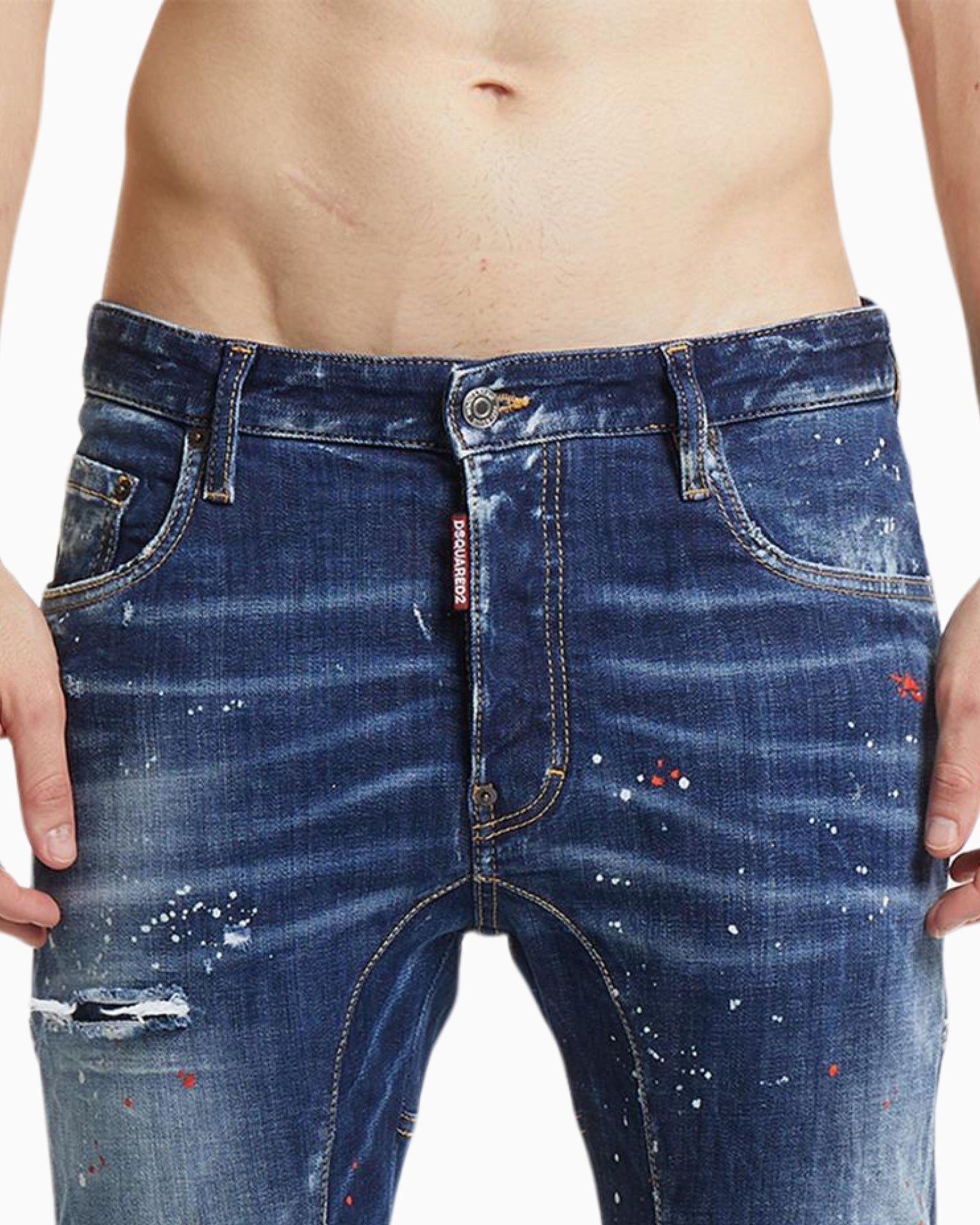 Dsquared2 Jeans S74LB1735/S30664470 - SanShopLuxury - 2025, 46, 48, 50, 52, Abbigliamento, Autunno/Inverno, Blu, Dsquared2, FW25, Idoneo, Jeans, New, Uomo