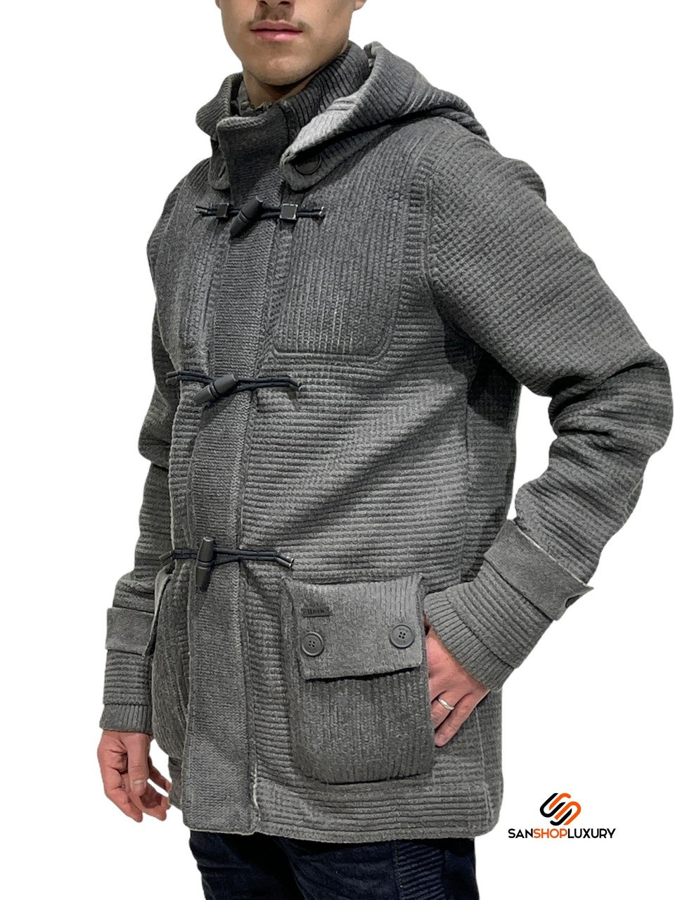 Bark Giubbino 52B8108 218 - SanShopLuxury - -70%, 2016, Abbigliamento, Autunno/Inverno, Bark, FW16, Giubbino, Grigio, Outlet, S, Ultimo, Uomo