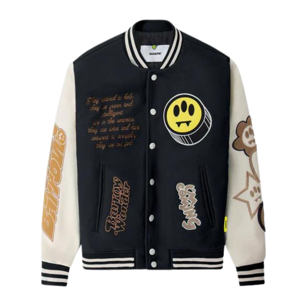 Barrow Giubbino F3BWUABO020 - SanShopLuxury - 2023, Abbigliamento, Autunno/Inverno, Barrow, Blu Royal, College, Donna, FW23, Giubbino, Idoneo, L, M, Nero, Outlet, S, UNISEX, Uomo, XL