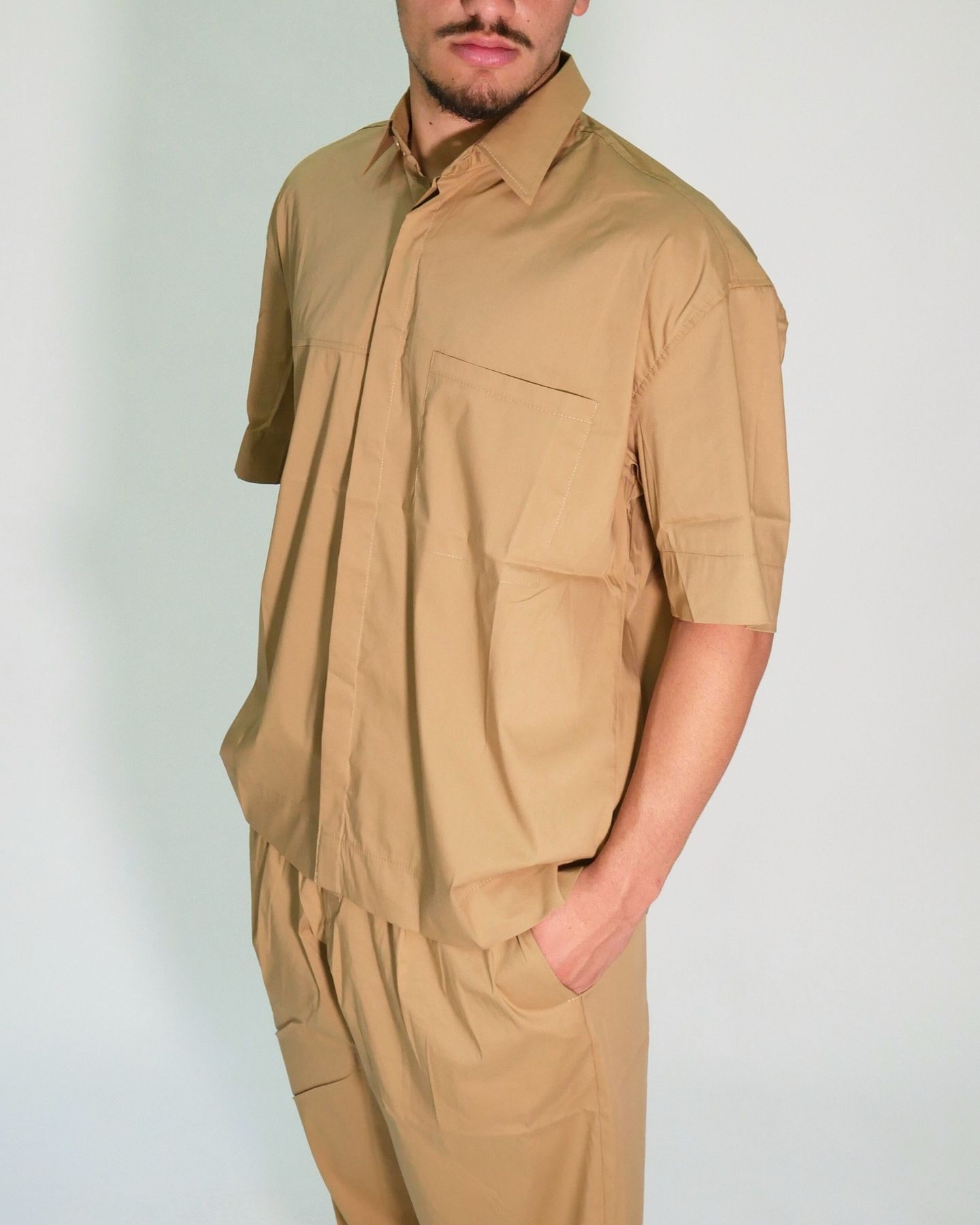 Gavensemble Camicia SHIRT100-B - SanShopLuxury - 2024, Abbigliamento, Beige, Camicia, Gavensemble, Idoneo, L, M, Outlet, Primavera/Estate, S, SS24, Uomo, XL, XXL