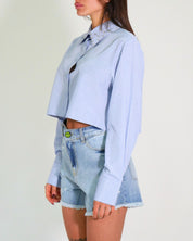 Marc Ellis Camicia CRSAO-A - SanShopLuxury - 2024, Abbigliamento, Azzurro, Camicia, Donna, Idoneo, L, M, Marc Ellis, Outlet, Primavera/Estate, S, SS24, Turchese, XL