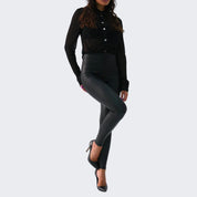 District Margherita Mazzei Leggings FL28 - SanShopLuxury - 2023, 40, 42, 44, Abbigliamento, Activewear, Autunno/Inverno, District Margherita Mazzei, Donna, FW23, Leggings, Nero, Outlet