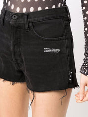 Off-White Short OWYC002F21DEN0011000 - SanShopLuxury - -50%, 2021, 39, 40, 41, Abbigliamento, Autunno/Inverno, Donna, FW21, Nero, Off-White, Outlet, Short