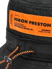 Heron Preston Cappello HWLA004C99FAB002 - SanShopLuxury - Abbigliamento, Accessori, Arancione, Autunno/Inverno, Bucket, Cappello, Carry Over, Continuativo, Donna, Heron Preston, Idoneo, Nero, New, Primavera/Estate, Unica