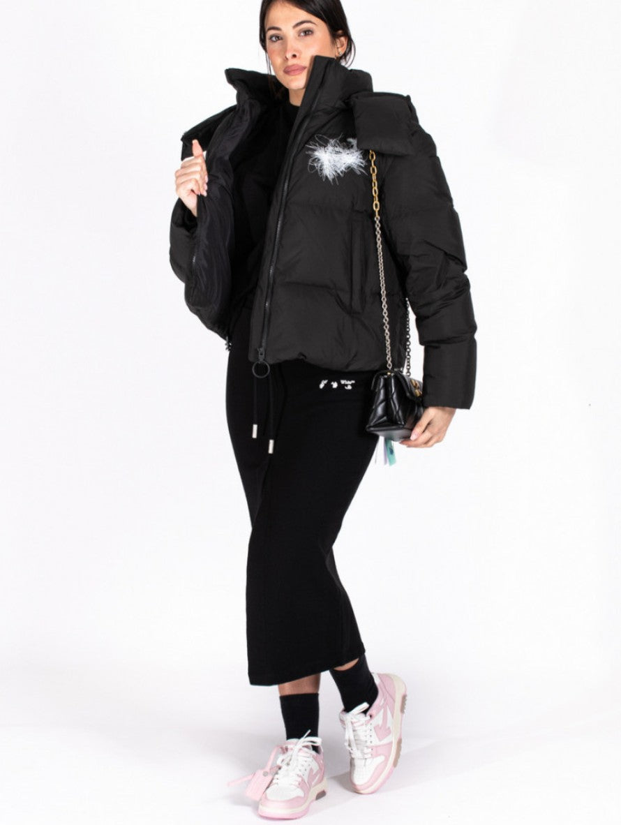 Off-White T-Shirt OWAA089F21JER0131001 - SanShopLuxury - -50%, 2021, Abbigliamento, Autunno/Inverno, Donna, FW21, L, Nero, Off-White, Outlet, T-Shirt, Ultimo