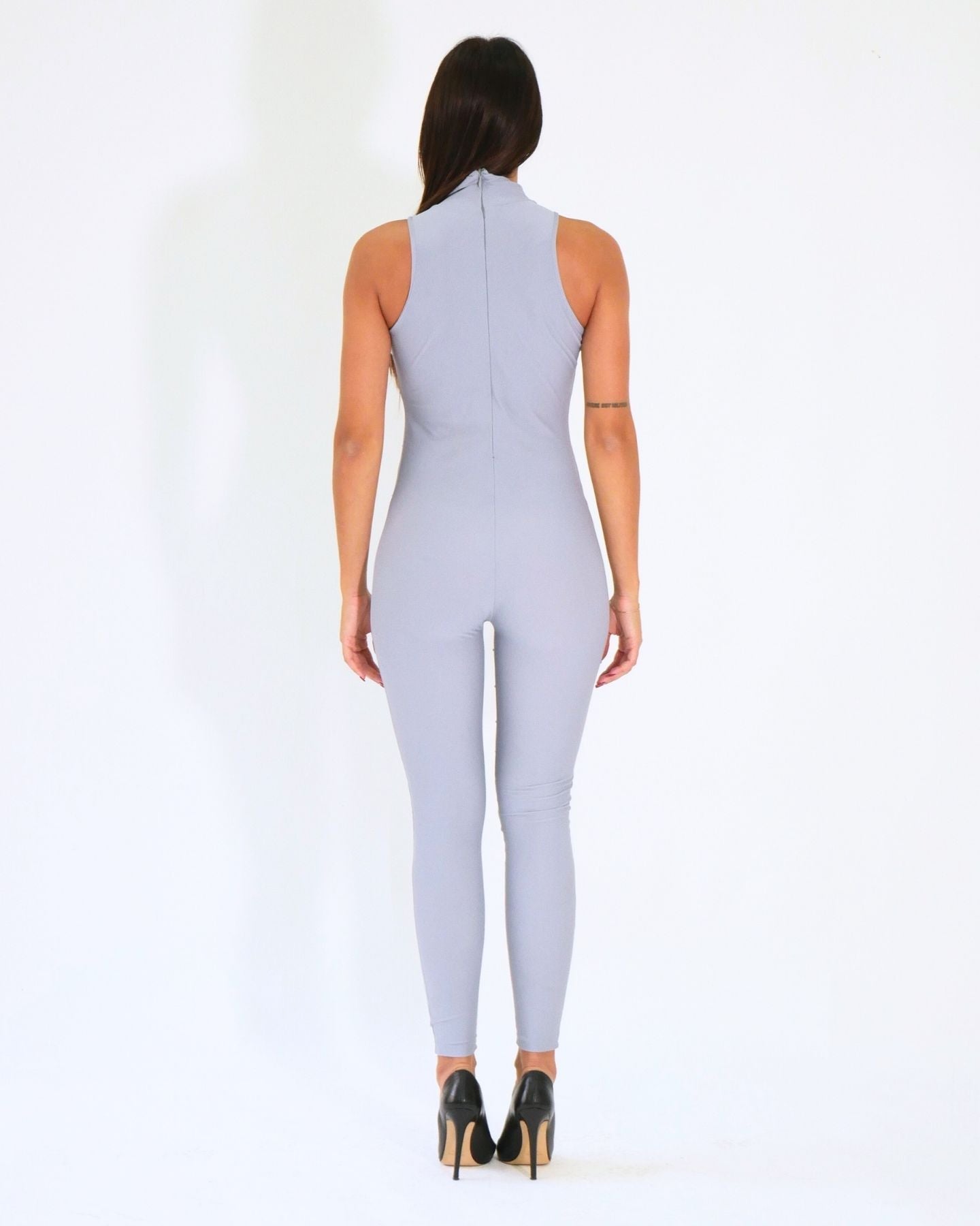 District Margherita Mazzei Tuta Intera SH77 0023 - SanShopLuxury - 2024, Abbigliamento, Autunno/Inverno, District Margherita Mazzei, Donna, FW24, Grigio, Idoneo, L, M, Outlet, S, Tuta Intera, XL, XS