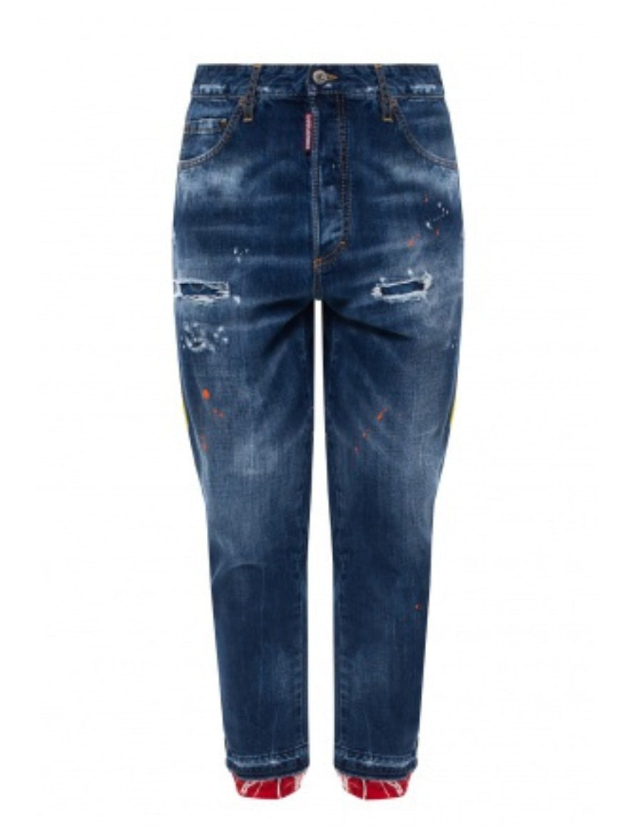 Inverno, Blu, Dsquared2, FW20, Jeans, Outlet, Ultimo, Uomo