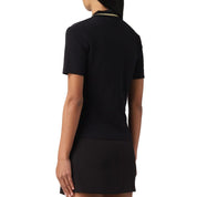 Versace Jeans Couture T-Shirt Polo 75HAGT08 CJ01T - SanShopLuxury - 2023, Abbigliamento, Autunno/Inverno, Corto, Donna, FW23, Nero-Oro, Outlet, S, T-Shirt Polo, Ultimo, Versace Jeans Couture