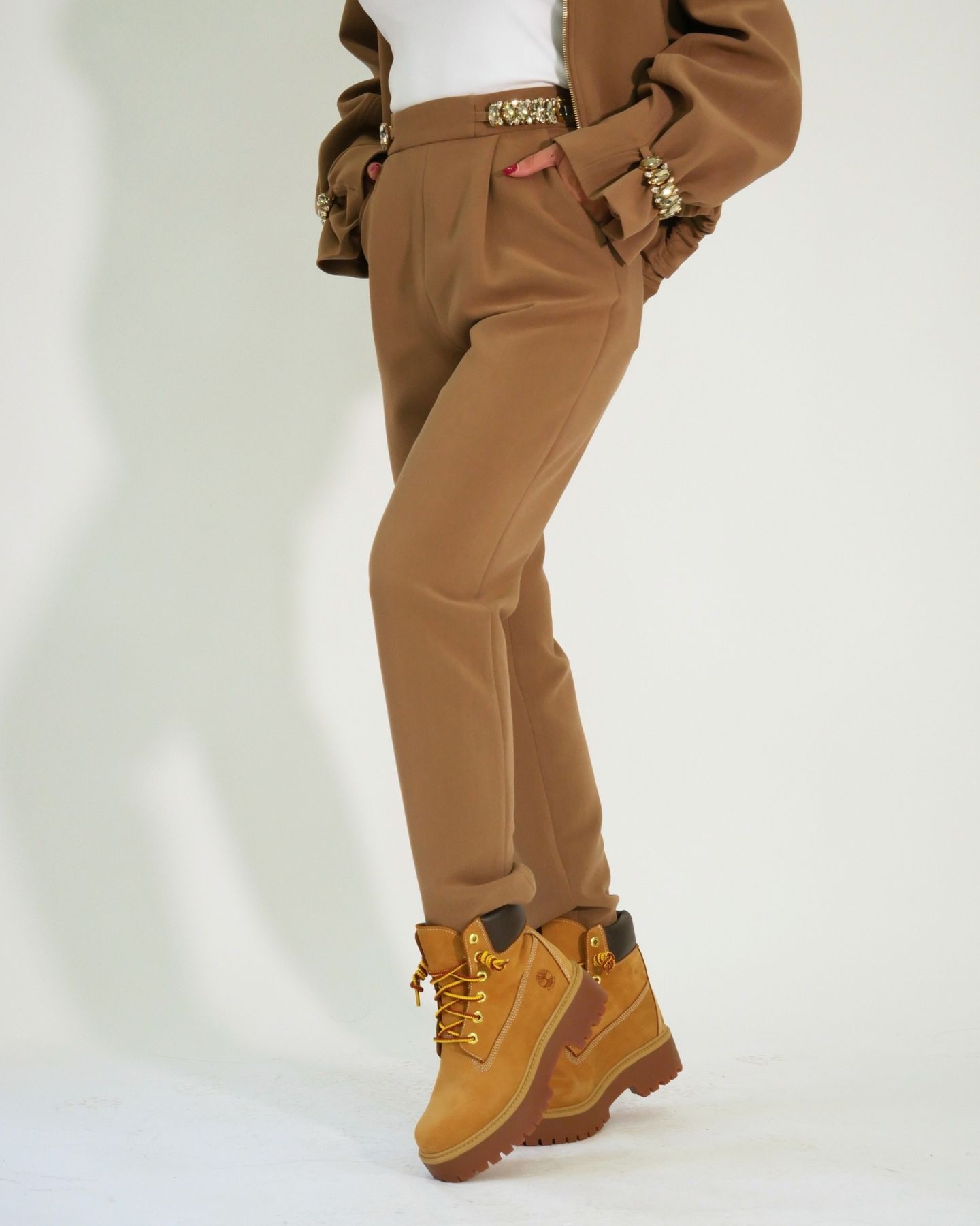 Shiki Pantalone PIKLA - SanShopLuxury - 2024, 40, 42, 44, Abbigliamento, Autunno/Inverno, Camel, Donna, FW24, Idoneo, Marrone, Outlet, Pantalone, Shiki, Ultimo