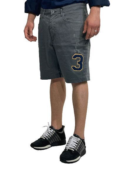 Giggle Short GIGGLE 004 007 - SanShopLuxury - -70%, 2016, 46, 48, Abbigliamento, Giggle, Grigio, Outlet, Primavera/Estate, Short, SS16, Uomo