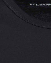 Dolce & Gabbana T-Shirt G8PT1T G7F2I N0000 - SanShopLuxury - 46, 48, 50, 52, 54, 56, Abbigliamento, Autunno/Inverno, Carry Over, Continuativo, Dolce & Gabbana, Idoneo, Nero, New, Primavera/Estate, T-Shirt, Uomo
