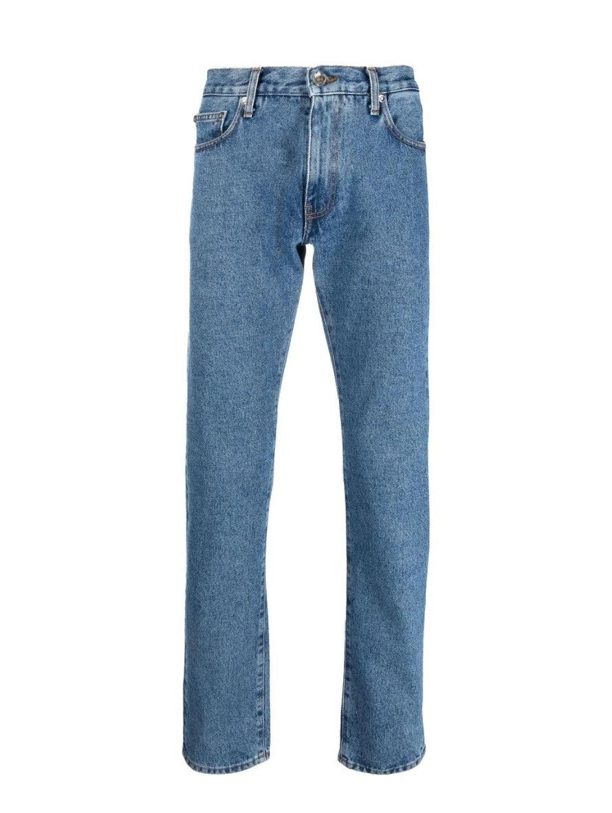 Jeans Off-White OMYA102C99DEN007 4901 - SanShopLuxury - 46, 48, 50, Abbigliamento, Autunno/Inverno, Blu, Carry Over, Continuativo, Idoneo, Jeans, New, Off-White, Primavera/Estate, Uomo