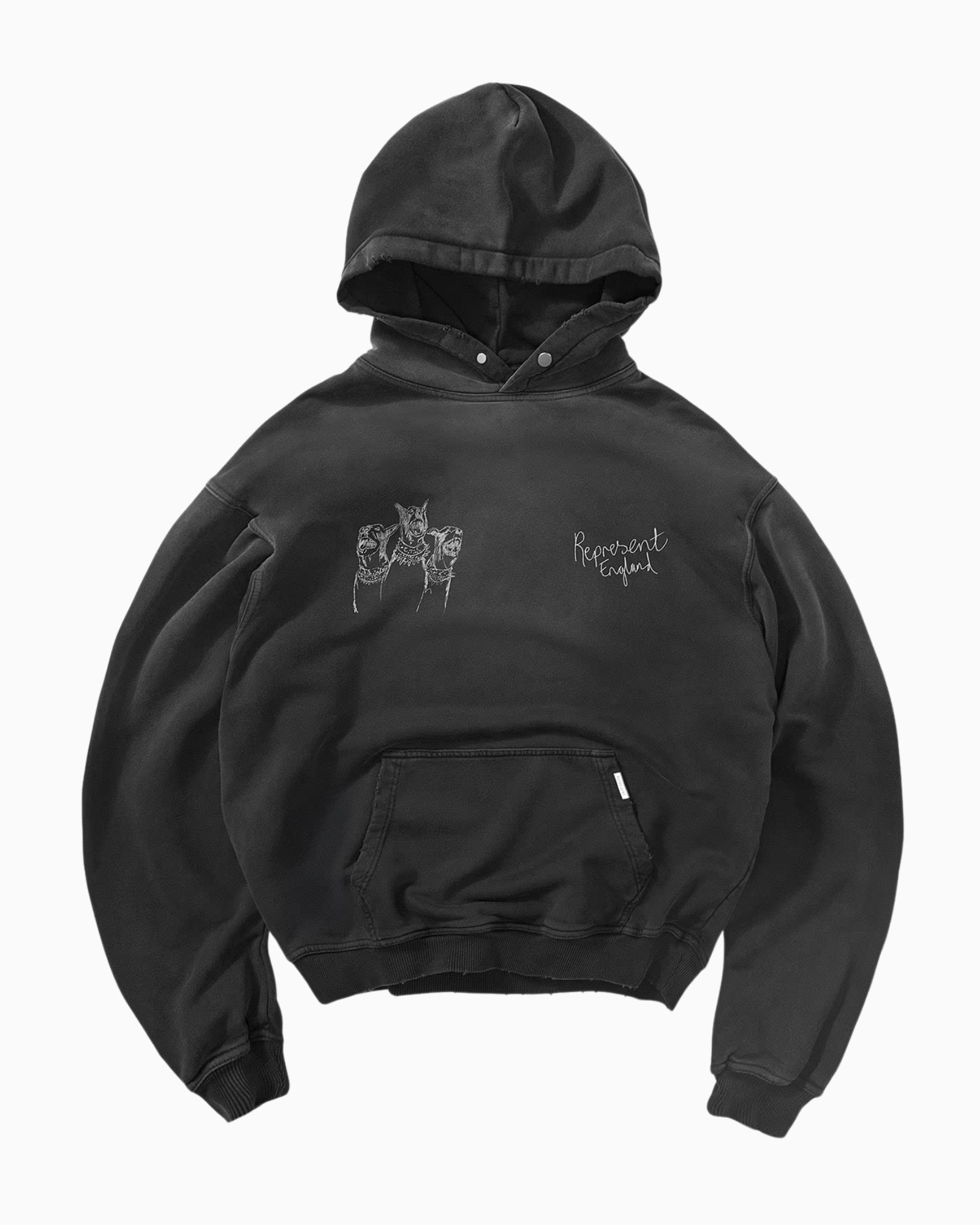 Inverno, Felpa, FW25, Idoneo, L, M, Nero, New, Represent, S, Uomo, XL, XXL