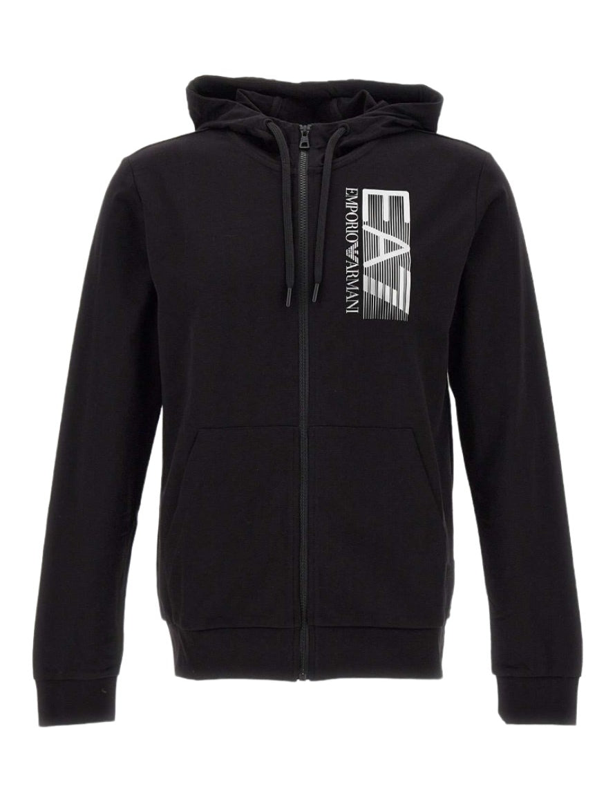 Inverno, Ea7 Emporio Armani, Felpa, FW22, Idoneo, M, Nero, Outlet, S, Uomo, XL, XXL, Zip