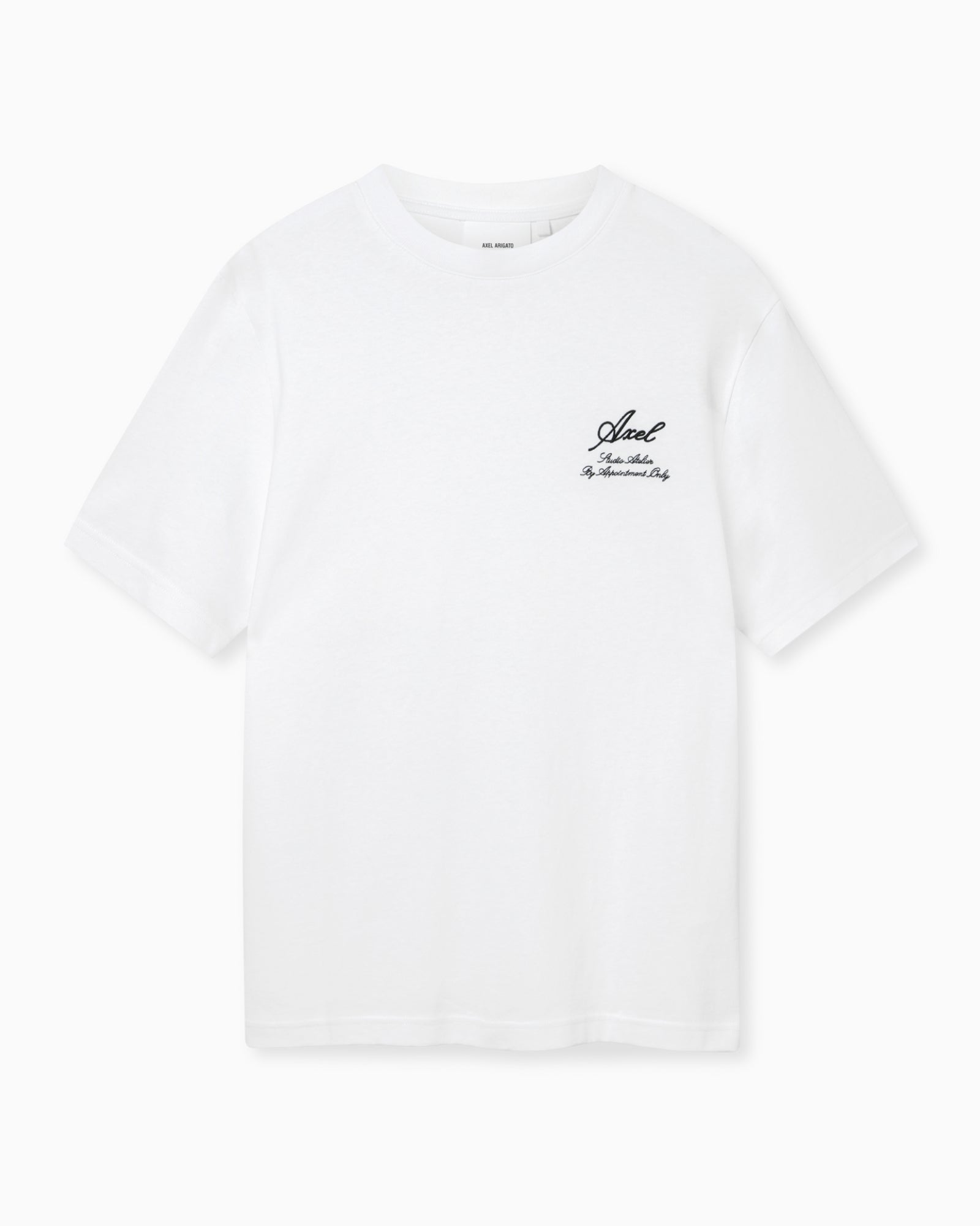 Axel Arigato T-Shirt A3008001/WHITE - SanShopLuxury - 2025, Abbigliamento, Axel Arigato, Bianco, Idoneo, L, M, New, Primavera/Estate, S, SS25, T-Shirt, Uomo, XL