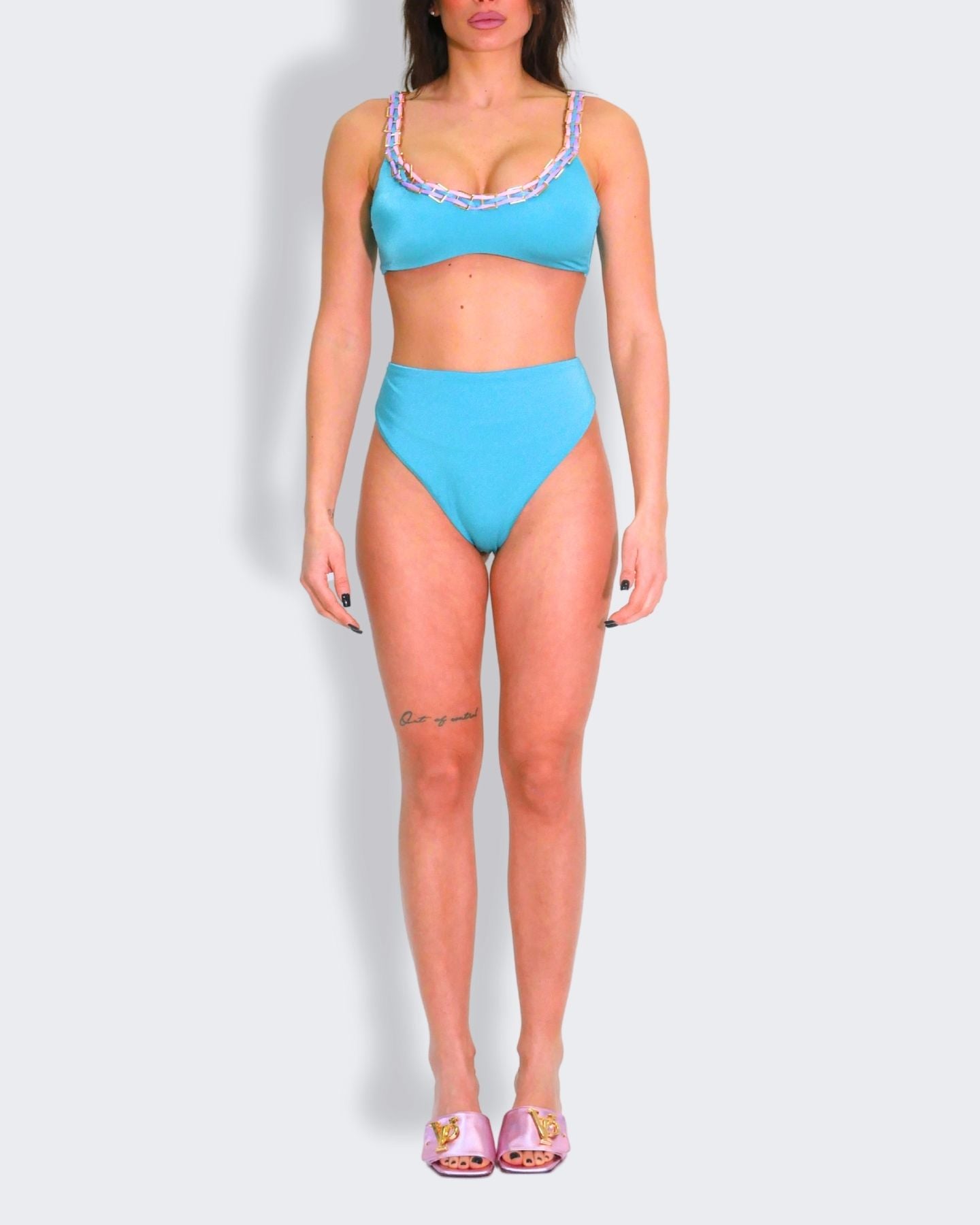 District Margherita Mazzei Costume 4FQ18-4FQ26 - SanShopLuxury - 2024, 2°, 3°, 5°, Abbigliamento, Beachwear, Costume, District Margherita Mazzei, Donna, Fucsia, Idoneo, Outlet, Primavera/Estate, Rosa, SS24, Turchese