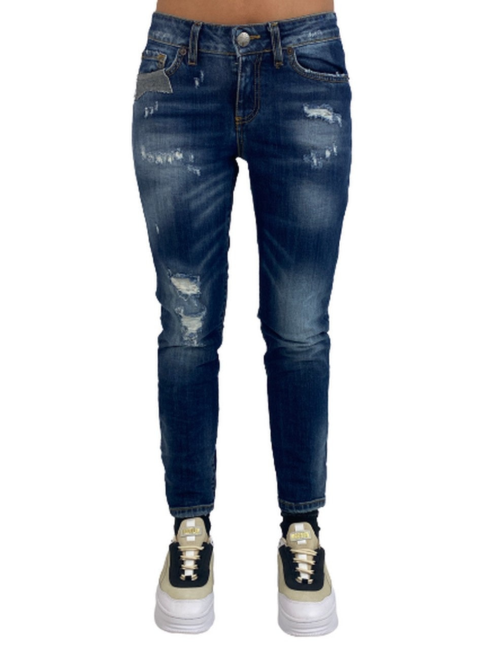 Inverno, Blu, Donna, Jeans, Outlet, SS19