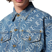 Versace Jeans Couture Giubbino 75GAS400 DW054 - SanShopLuxury - 2023, 46, 48, 50, 52, Abbigliamento, Autunno/Inverno, Blu, FW23, Giubbino, Idoneo, jeans, Outlet, Uomo, Versace Jeans Couture