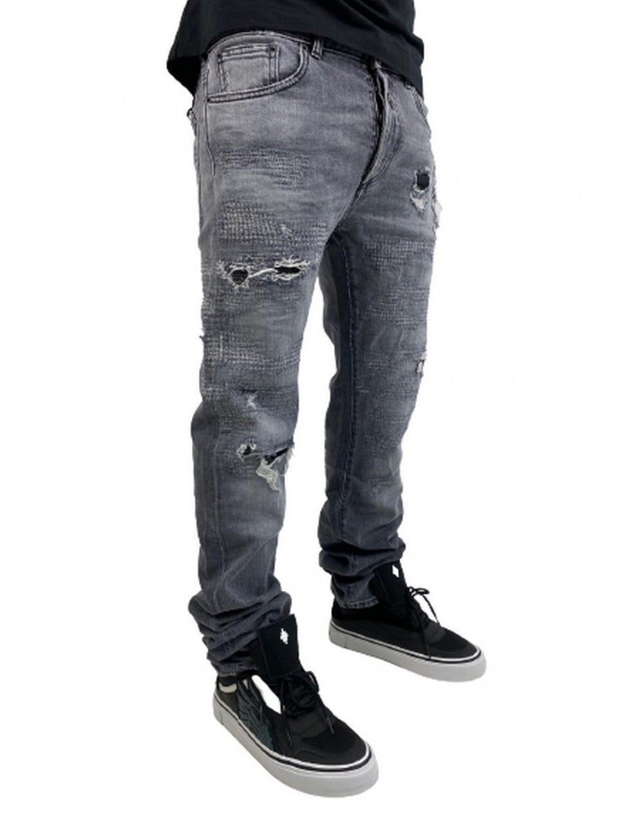 Marcelo Burlon Jeans CMCE016F17556082 - SanShopLuxury - -70%, 2017, 46, Abbigliamento, Autunno/Inverno, FW17, Grigio, Jeans, Marcelo Burlon, Outlet, Ultimo, Uomo
