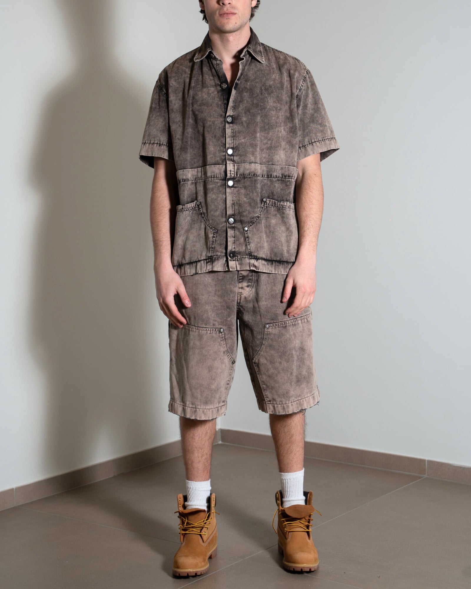 Gavensemble Short SS25-BER132-TP - SanShopLuxury - 2025, Abbigliamento, Gavensemble, Idoneo, L, M, New, Primavera/Estate, S, Short, SS25, Taupe, Uomo, XL, XXL