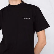 T-Shirt Off-White OWAA049C99JER0011001 - SanShopLuxury - Abbigliamento, Autunno/Inverno, Carry Over, Continuativo, Donna, Idoneo, L, M, Nero, New, Off-White, Primavera/Estate, T-Shirt, XL