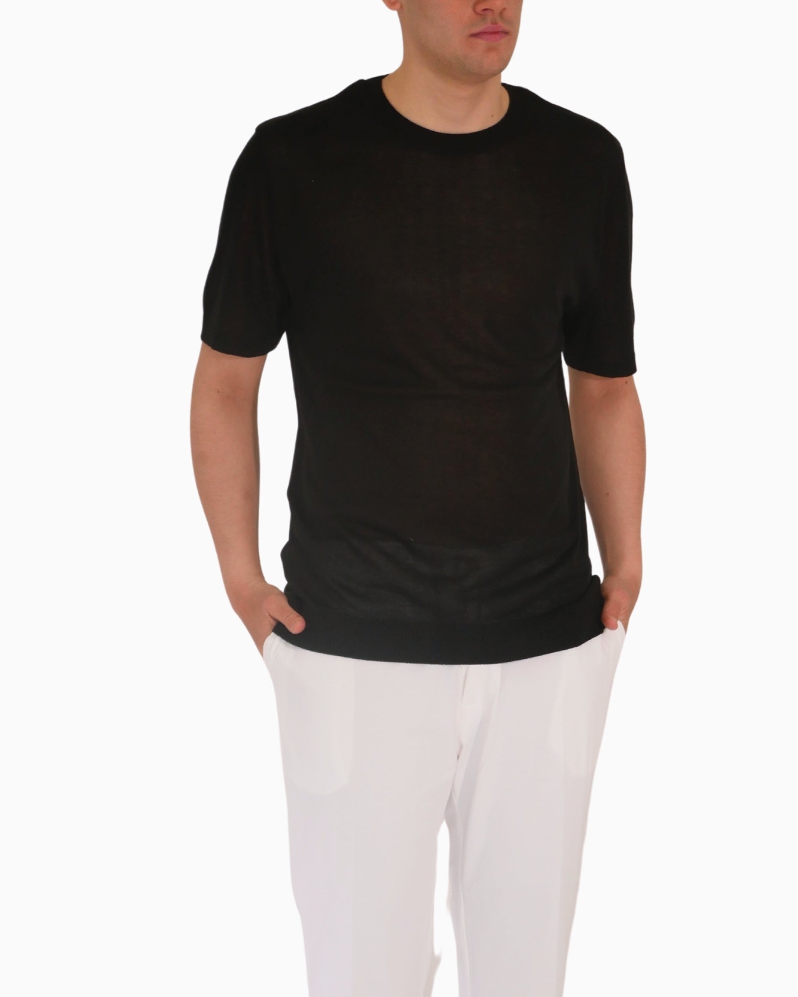 Brian Rush T-Shirt 13/25-NERO - SanShopLuxury - 2025, Abbigliamento, Brian Rush, Idoneo, L, M, Nero, New, Primavera/Estate, S, SS25, T-Shirt, Uomo, XL, XXL, XXXL