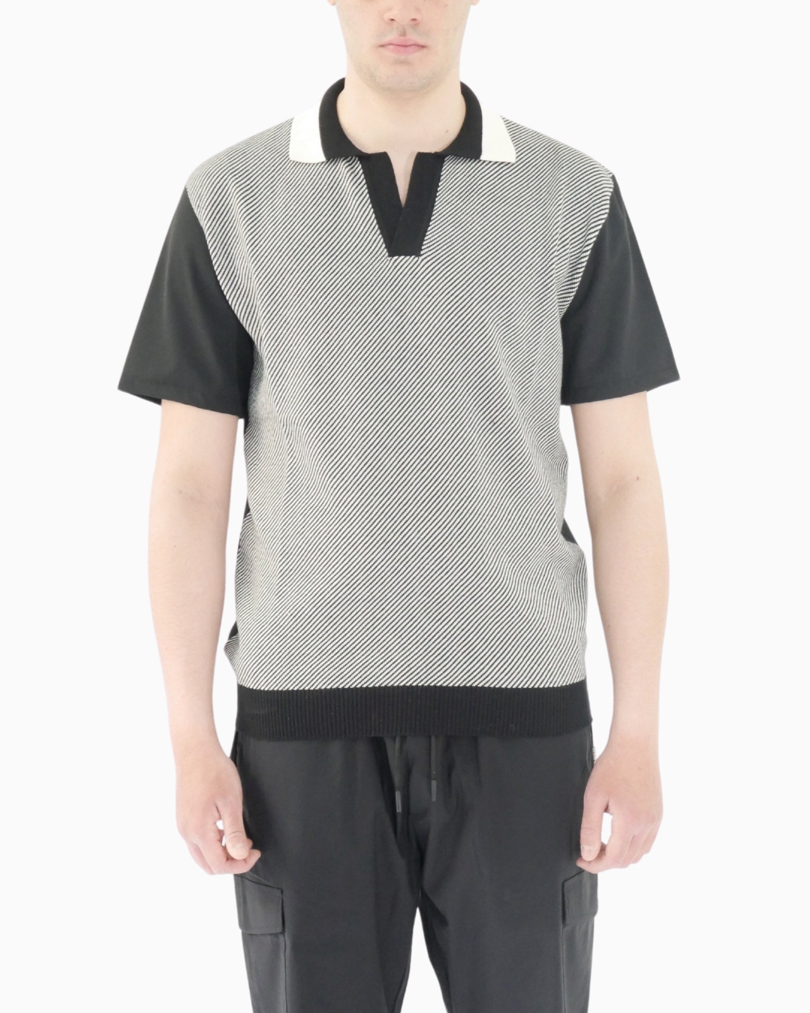 Chiodi Milano T-Shirt Polo SS25-016-N - SanShopLuxury - 2025, Abbigliamento, Chiodi Milano, Idoneo, L, M, Nero, New, Primavera/Estate, S, SS25, T-Shirt Polo, Uomo, XL, XXL, XXXL