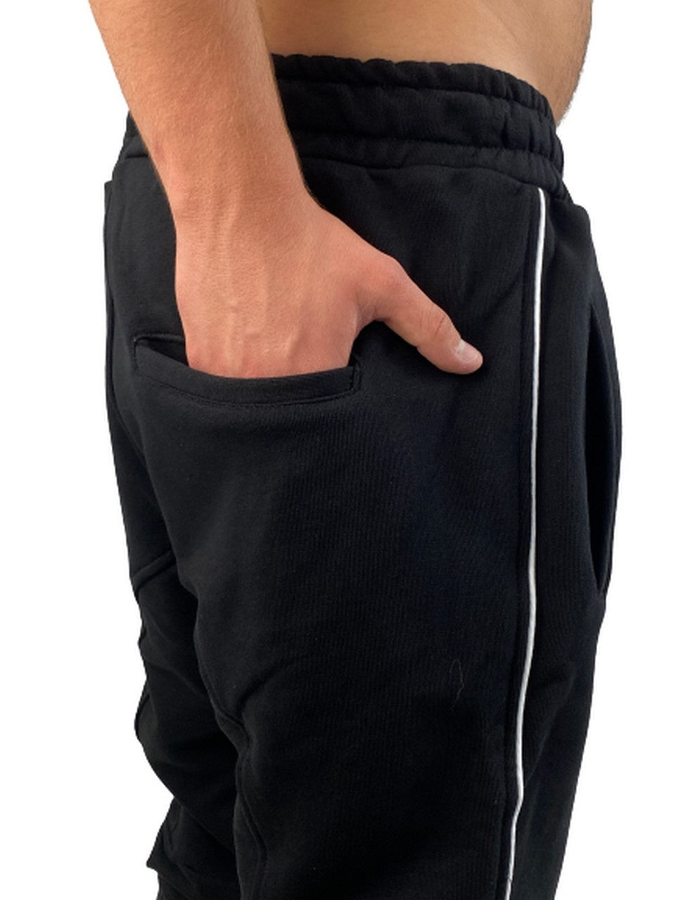 404 Not Found Pantatuta P-103 01 - SanShopLuxury - -50%, 2019, 404 Not Found, Abbigliamento, Autunno/Inverno, L, Nero, Outlet, Pantatuta, SS19, Uomo, XL, XXL