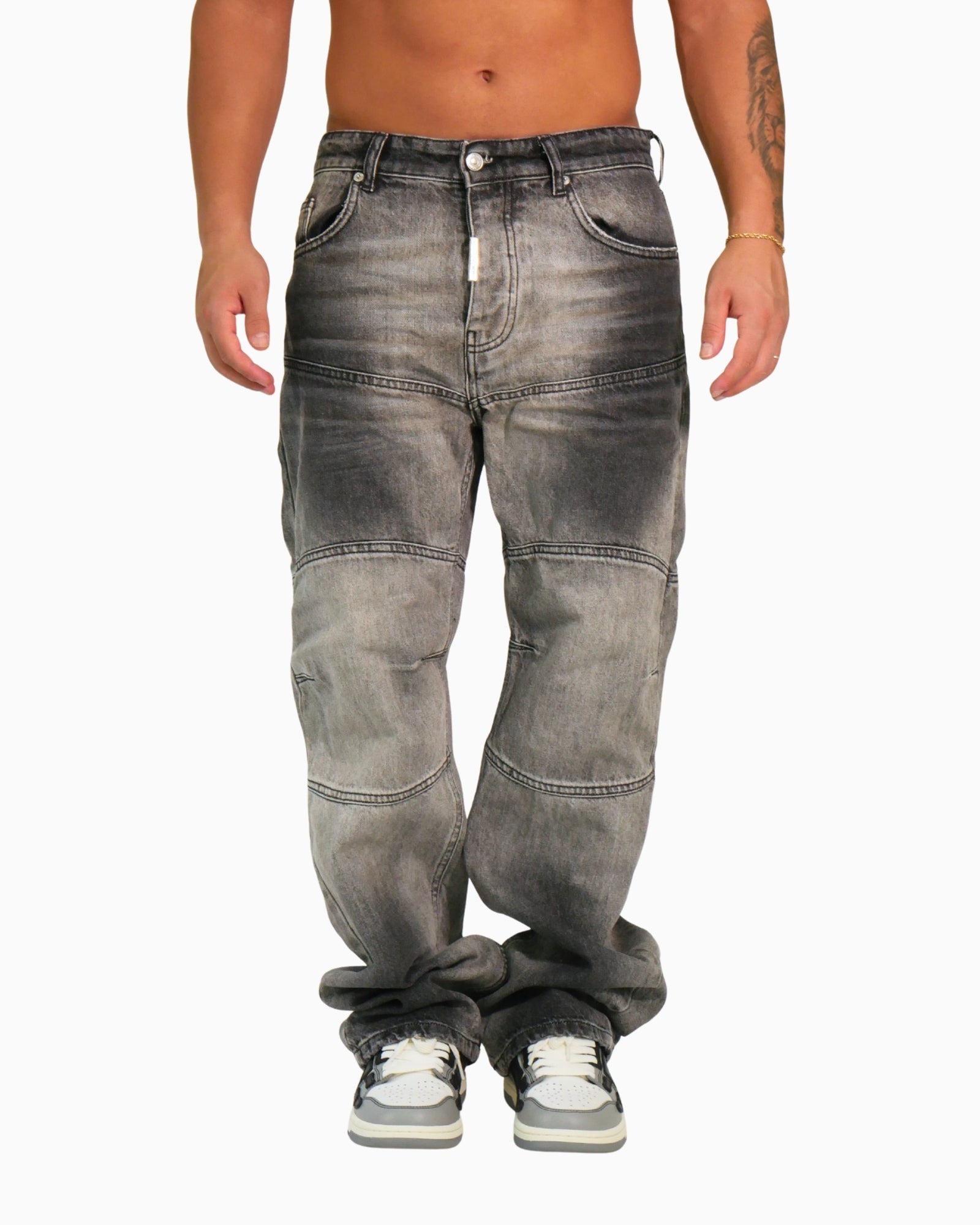 Inverno, Baggy, Donotconform, FW25, Grigio, Idoneo, Jeans, New, Uomo
