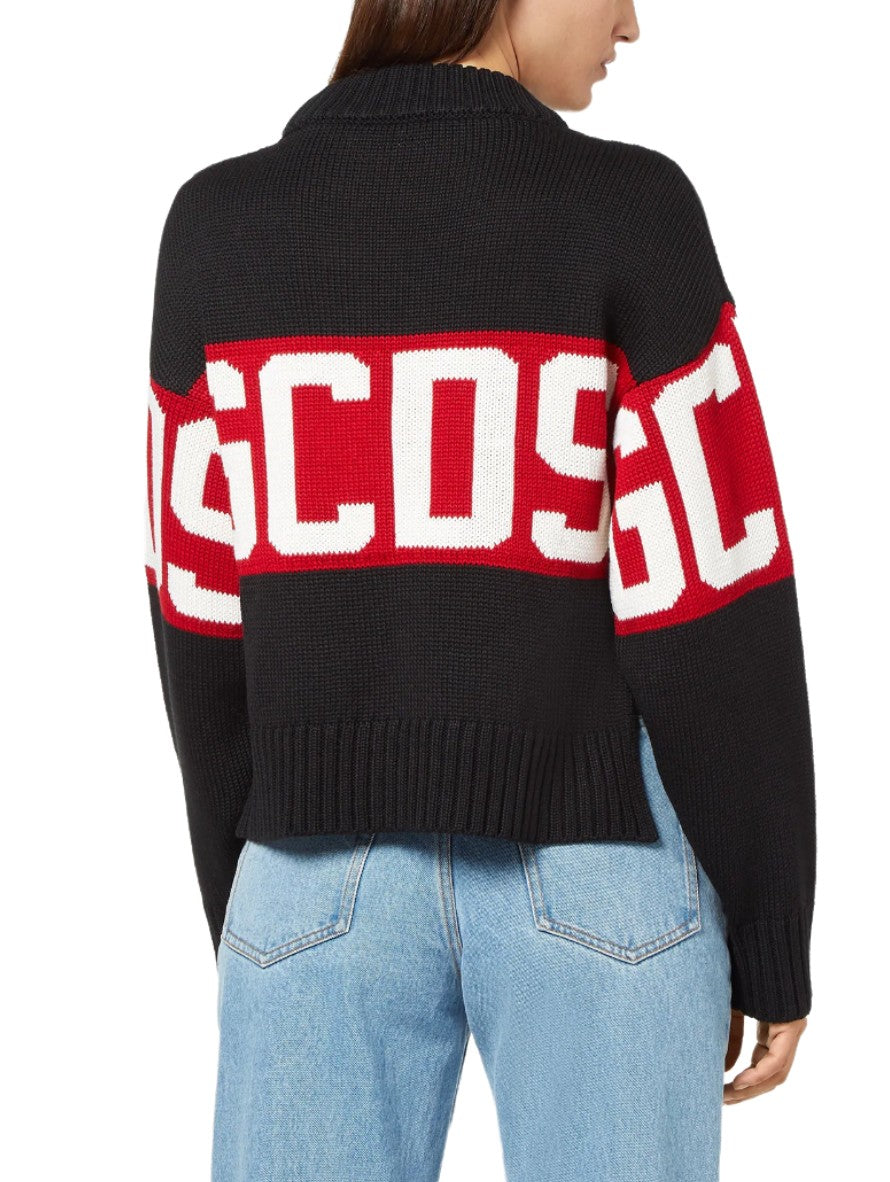 Gcds Maglieria CC94W380799 - SanShopLuxury - 2022, Abbigliamento, Autunno/Inverno, Carry Over, Donna, Gcds, Idoneo, L, M, Maglieria, Nero, Outlet, Rosa, XL