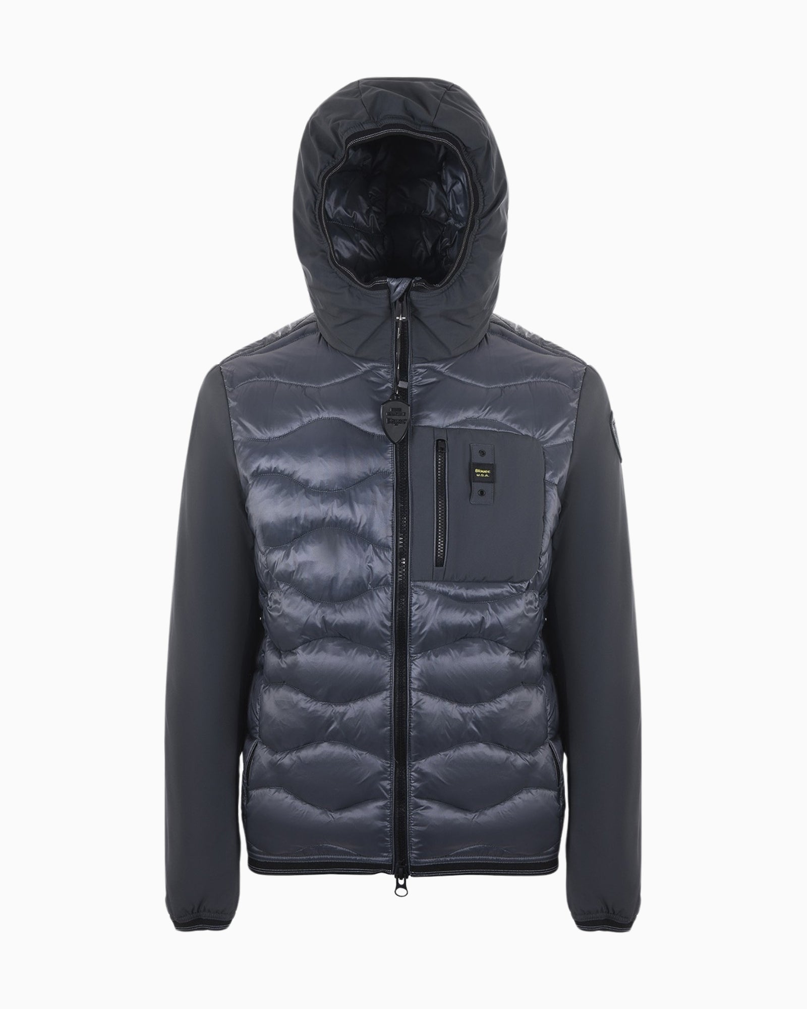 Blauer Giubbino 22WBLUC08012-006355 - SanShopLuxury - 2022, Abbigliamento, Arancione, Autunno/Inverno, Blauer, FW22, Giubbino, Grigio, L, M, Outlet, Uomo, XL, XXL, XXXL