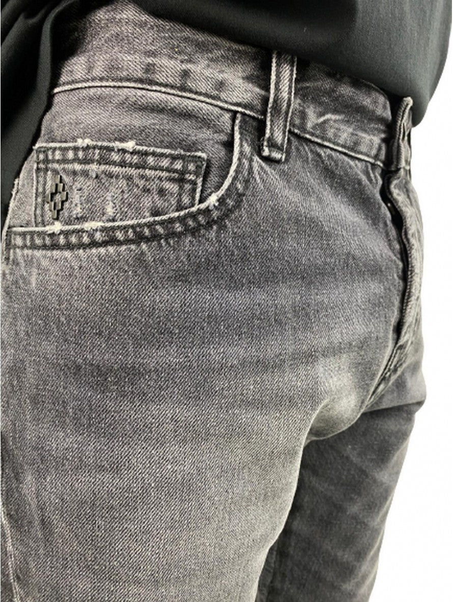 Marcelo Burlon Jeans CMYA009F18868139 - SanShopLuxury - -50%, 2018, 44, 46, 48, Abbigliamento, Autunno/Inverno, FW18, Grigio, Jeans, Marcelo Burlon, Outlet, Uomo