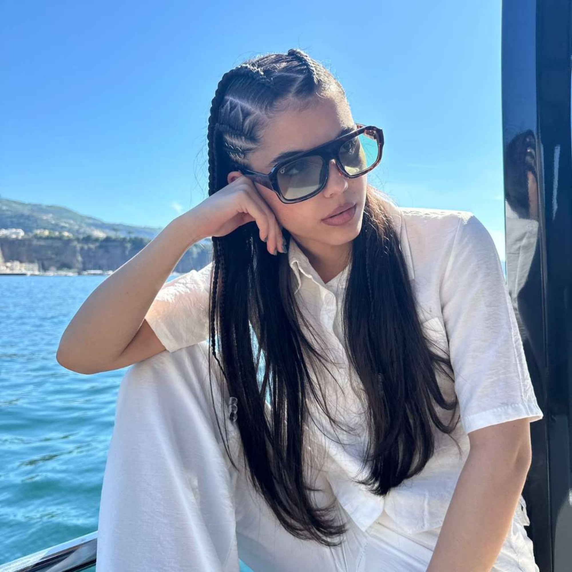 Estate, Sunglasses, UNISEX, Uomo, Verde