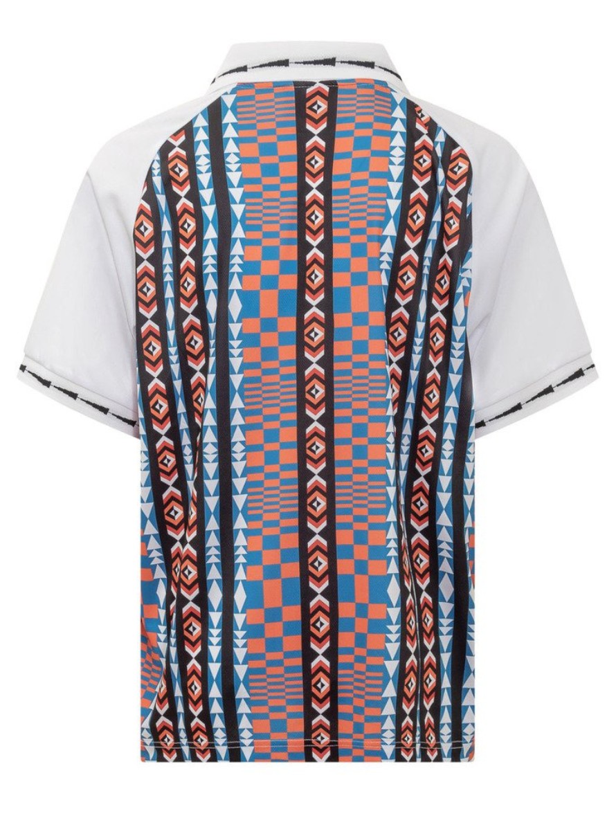 Marcelo Burlon T-Shirt Polo CMVA008S23FAB001 - SanShopLuxury - 2023, Abbigliamento, L, M, Marcelo Burlon, Multicolore, Outlet, Primavera/Estate, SS23, T-Shirt Polo, Uomo