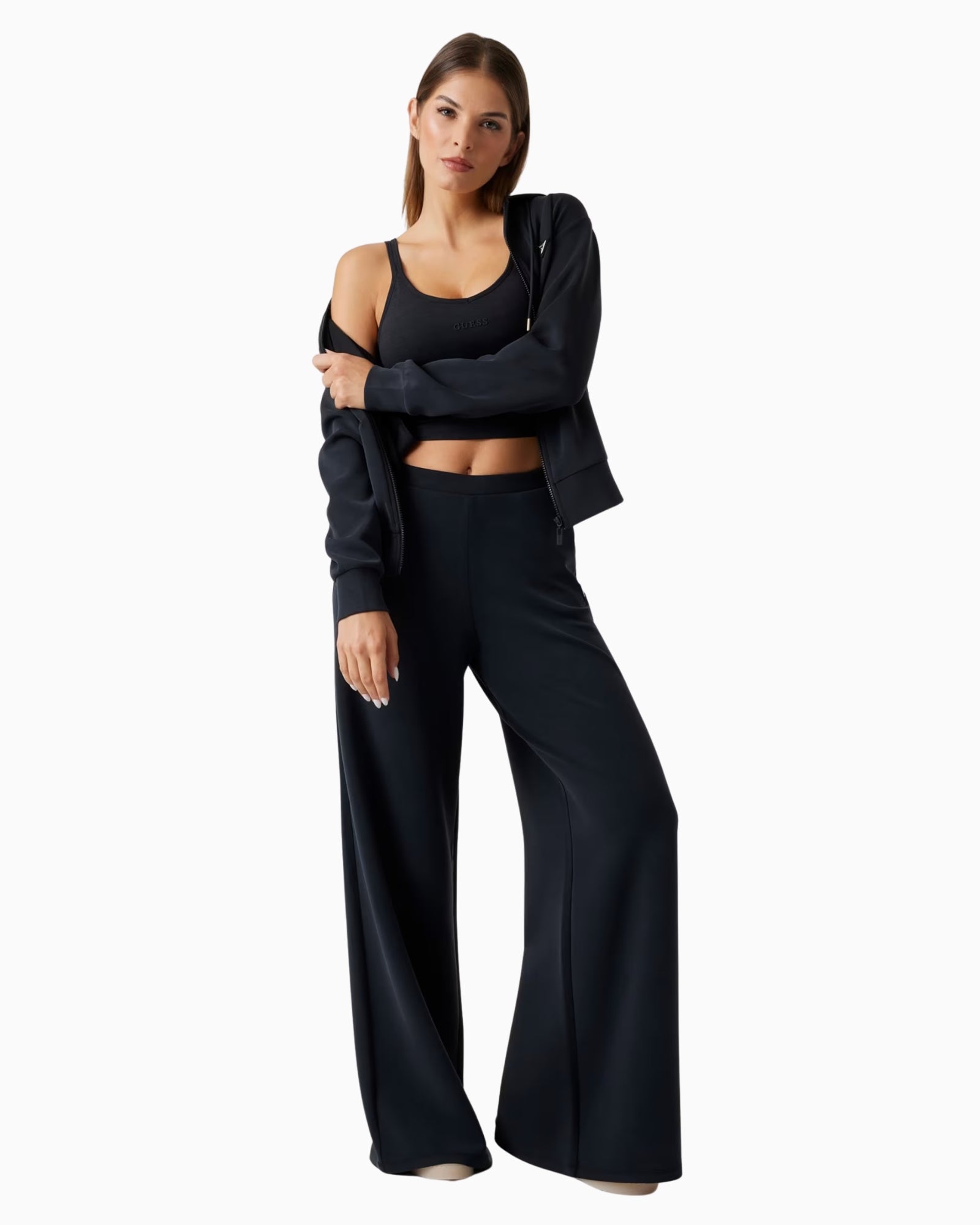 Guess Felpa V4YQ06 KCAY2 JBLK - SanShopLuxury - 2025, Abbigliamento, Autunno/Inverno, Donna, Felpa, FW25, Guess, Idoneo, L, M, Nero, New, S, XL