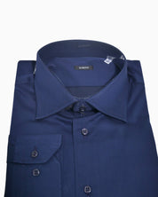 Sartoria Italiana Camicia 002-ROMA-6 - SanShopLuxury - 2019, 39, 40, 41, Abbigliamento, Autunno/Inverno, Blu, Camicia, Carry Over, Continuativo, Idoneo, New, Primavera/Estate, Sartoria Italiana, Uomo