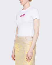 Versace Jeans Couture T-Shirt 76HAHG08/CJ02G003 - SanShopLuxury - 2024, Abbigliamento, Bianco, Crop, Donna, Idoneo, L, Outlet, Primavera/Estate, SS24, T-Shirt, Versace Jeans Couture, XL